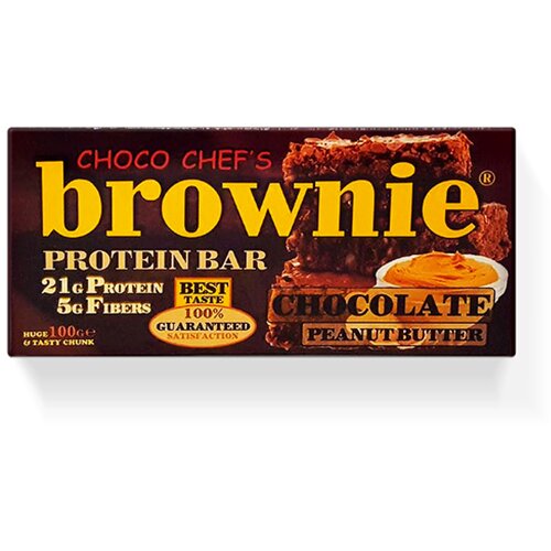 brownie protein bar čokolada kikiriki buter HFD 100 gr Slike